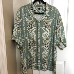 Tommy Bahama silk Hawaiian shirt XL EUC